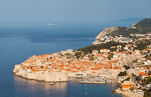 Vy över Dubrovnik