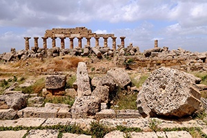 Grekiskt tempel på Sicilien