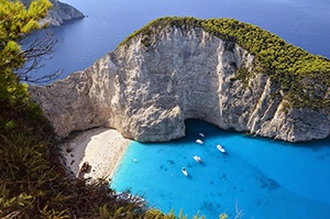 Navagio Beach på Zakynthos