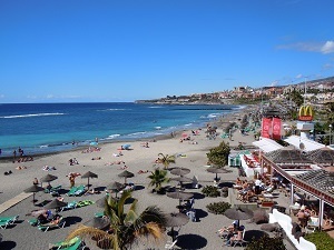 Strand på Teneriffa