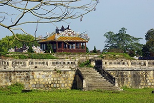 Vackra byggnader i Vietnam