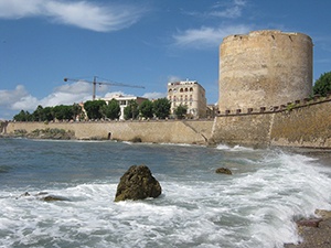 Staden Alghero på Sardinien